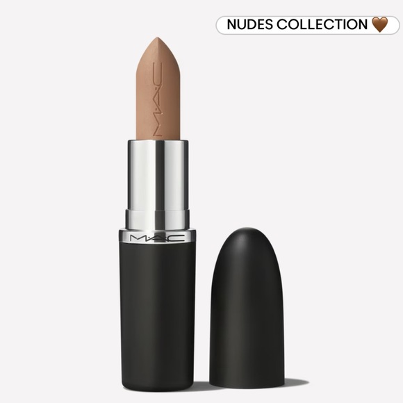 MAC Folio MACximal Satin Matte Lipstick - BRAND NEW IN BOX- Perfect Nude! - Picture 1 of 5